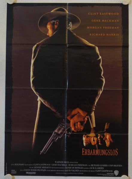 Erbarmungslos originales deutsches Filmplakat